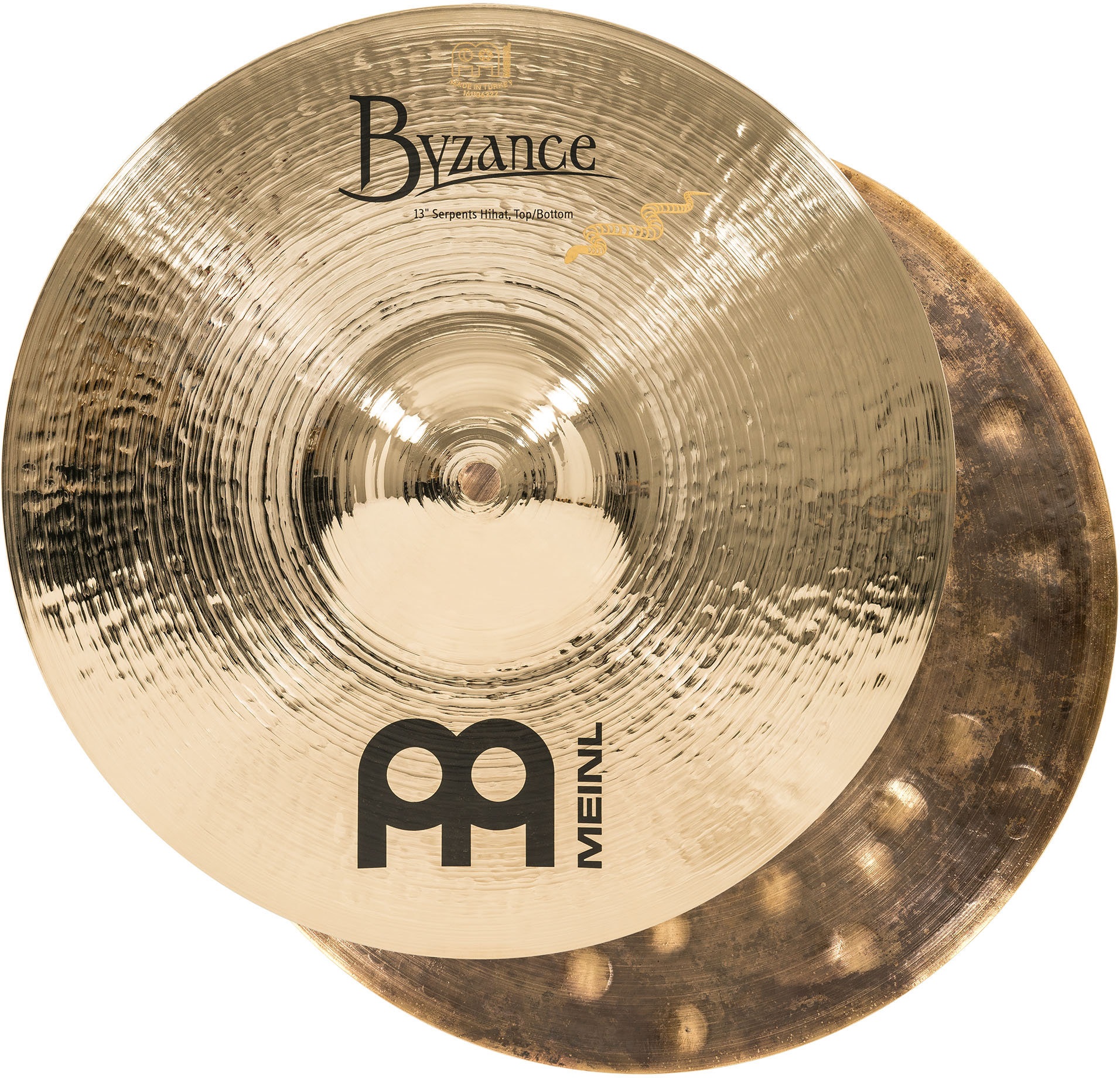 Meinl 13" Byzance Brilliant Serpents Hi-hat