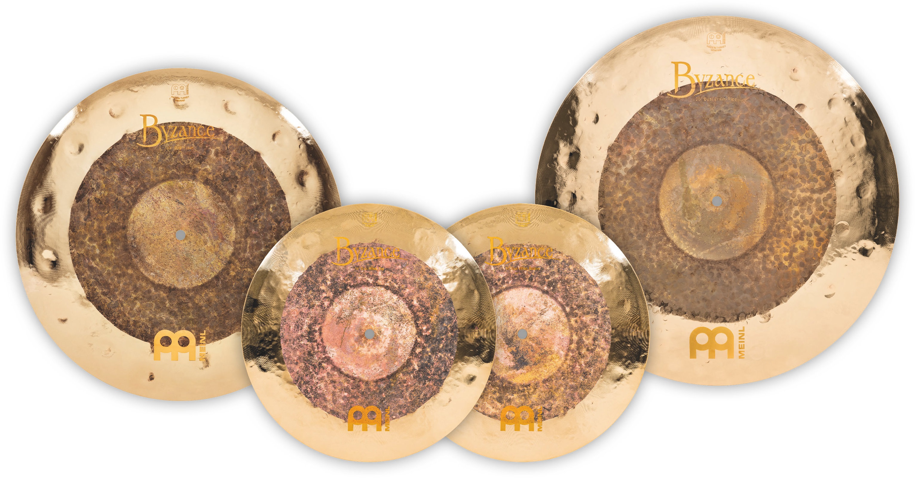 Meinl Byzance 3pcs Dual Complete Cymbal Set