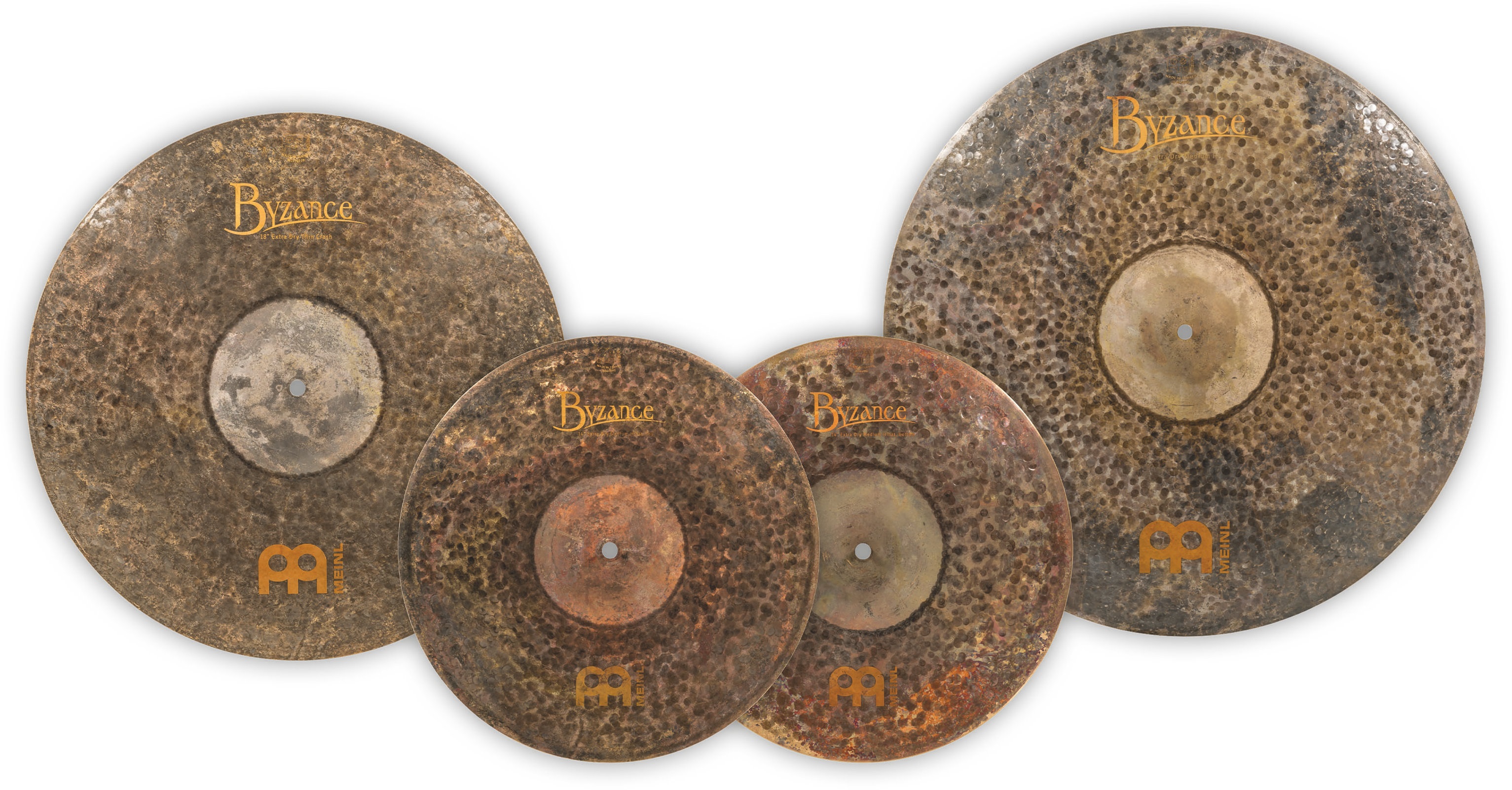 Meinl Byzance 3pcs Extra Dry Complete Cymbal Set