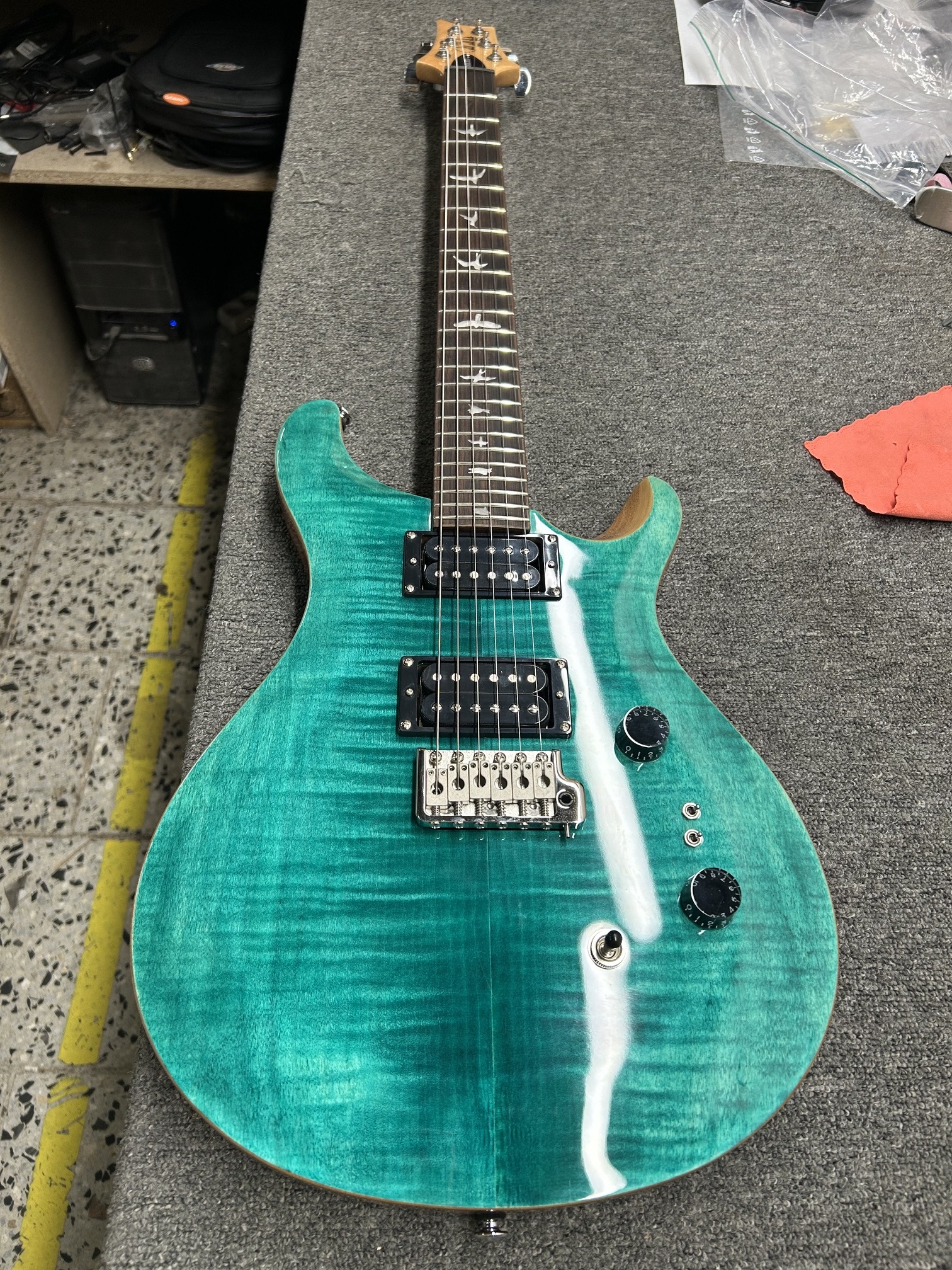PRS SE Custom 24-08 Turquiose (použité) (obrázek 10)