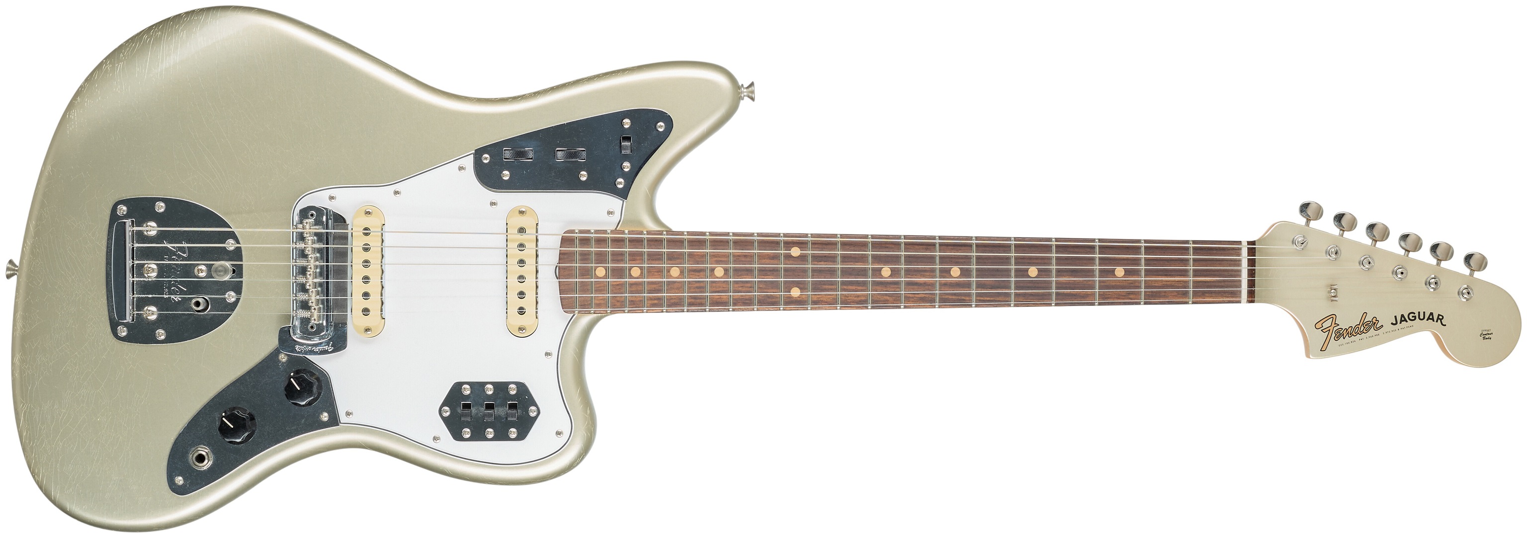 Fender Custom Shop 1963 Jaguar DLX Closet Classic Aged Inca Silver
