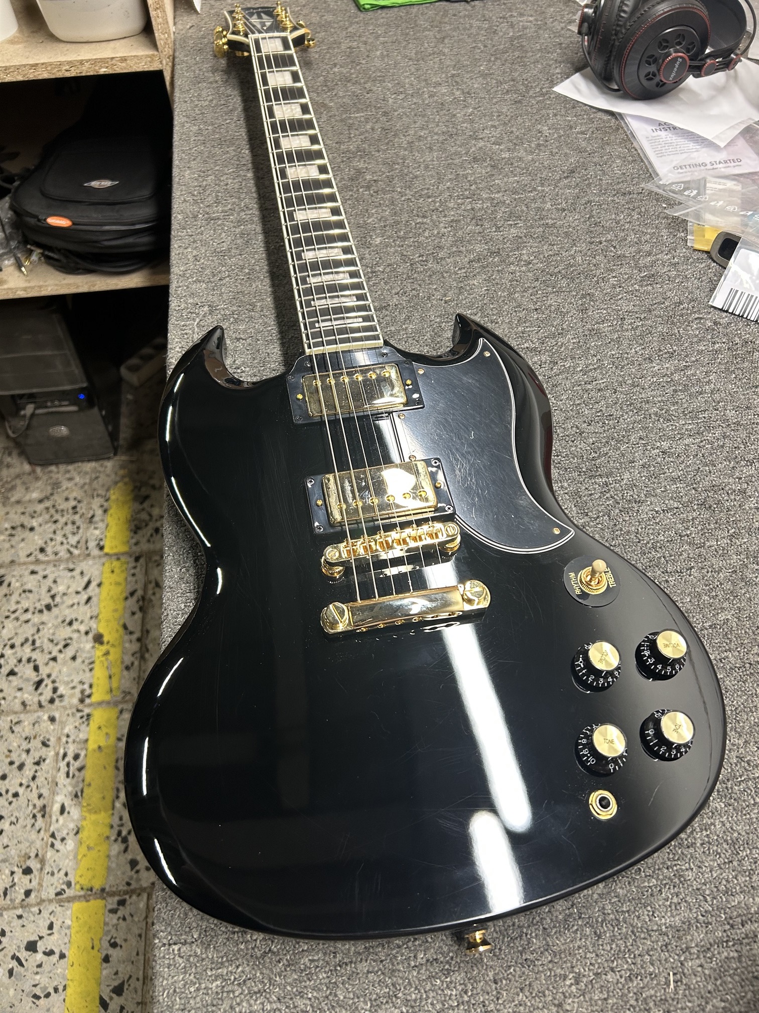 Epiphone SG Custom Ebony (použité) (obrázek 13)