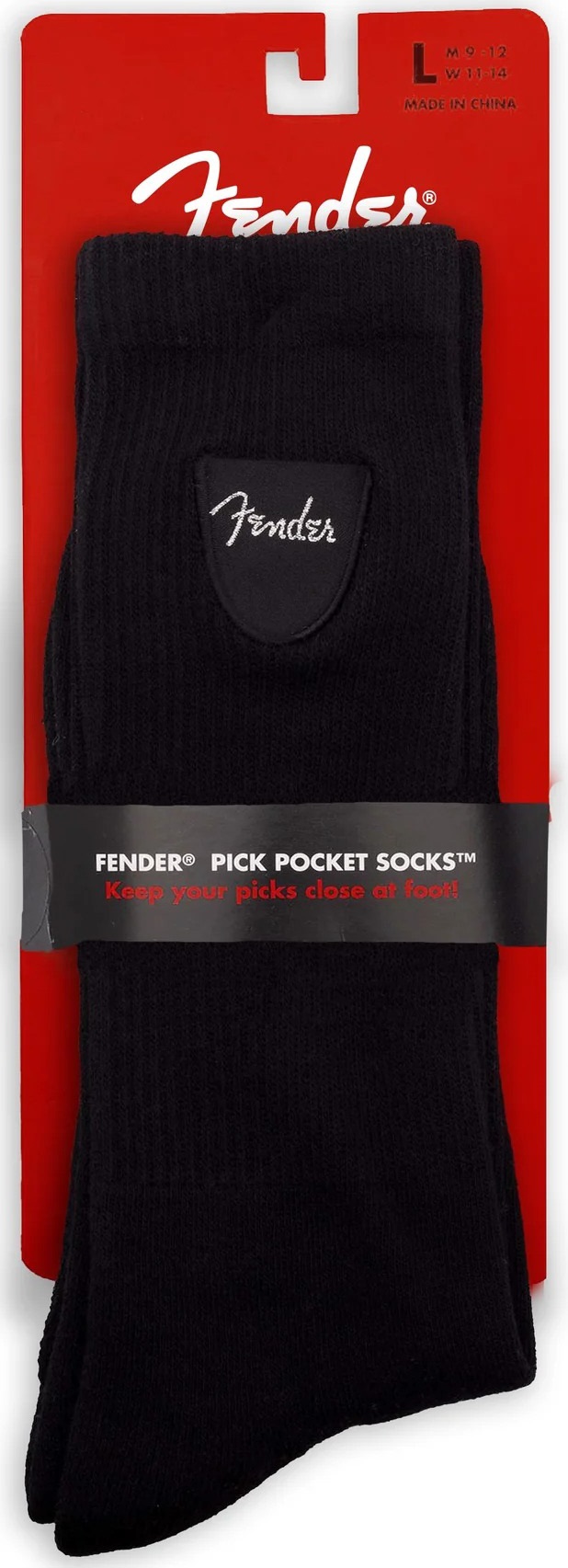 Levně Perri's Leathers Fender Pick Pocket Socks L
