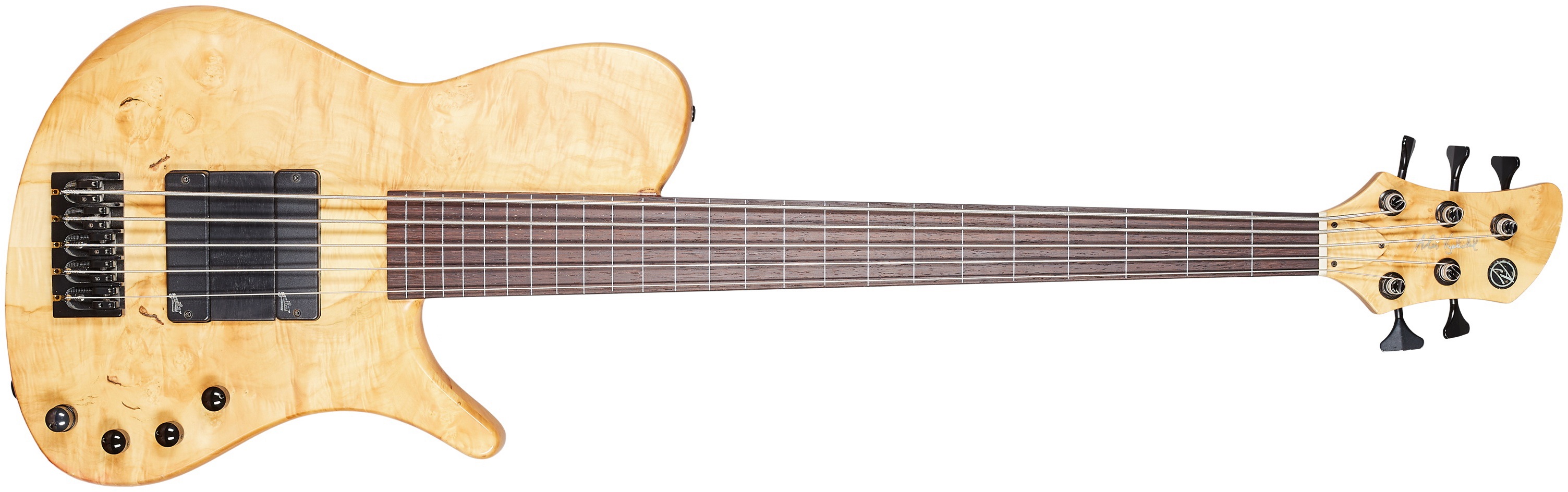 AV Basses 2021 AVS5 Converted Fretless