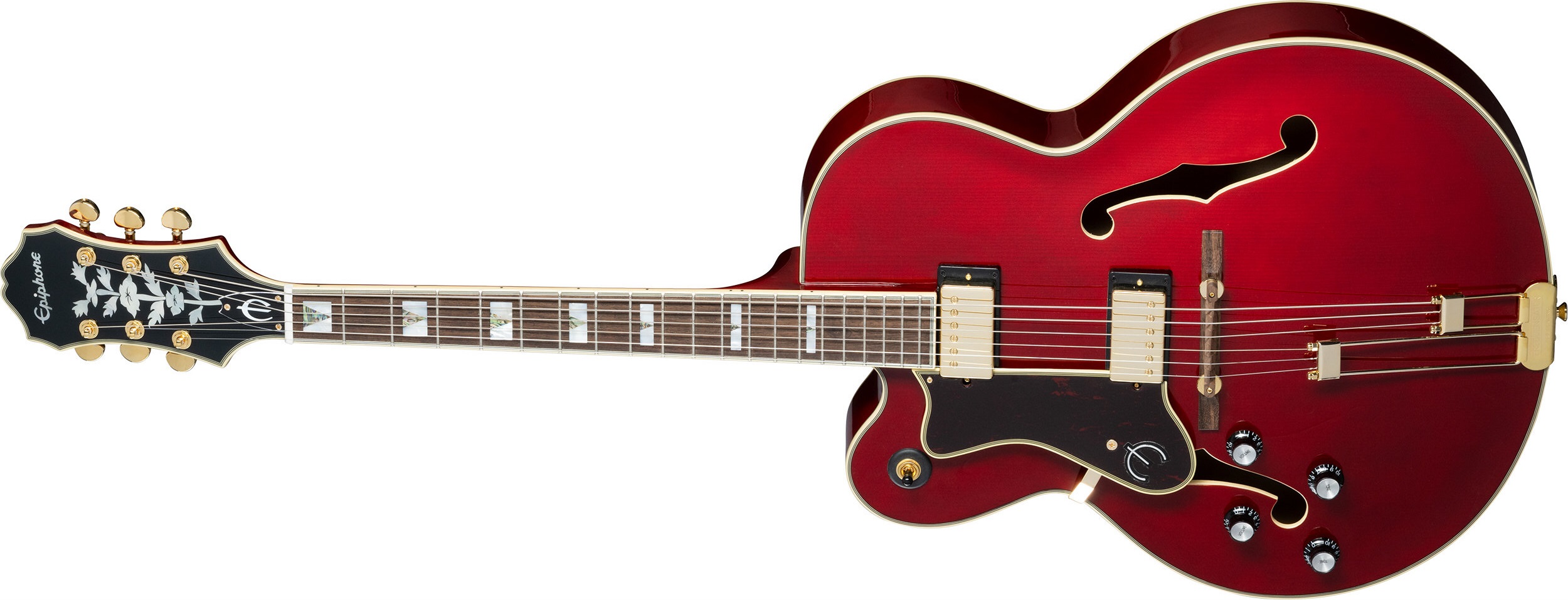 Epiphone Broadway LH Wine Red