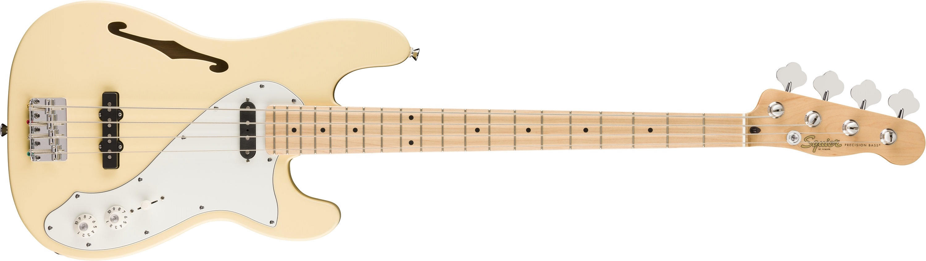 Levně Fender Squier Paranormal Precision Bass Thinline SJ MN VWT