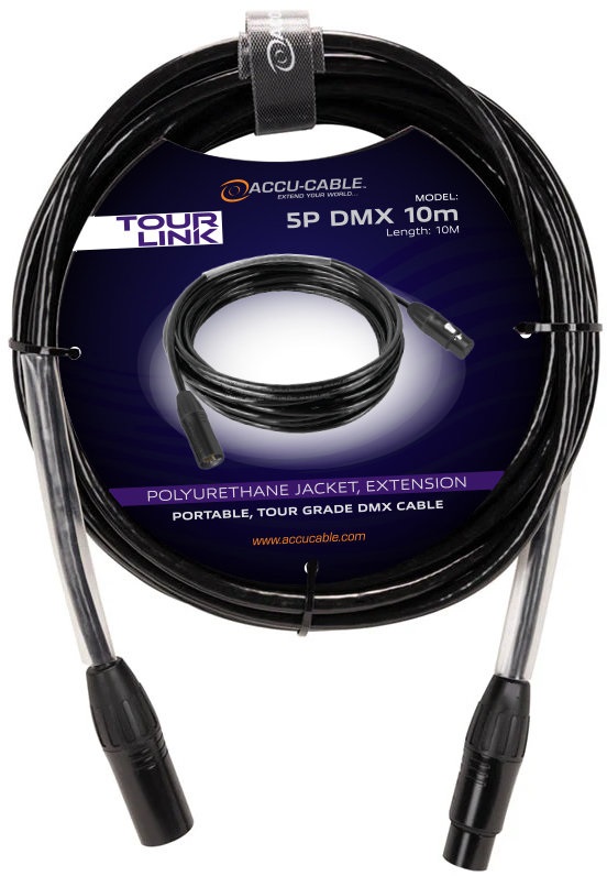 Levně Accu cable Tour Link 5P DMX 10m