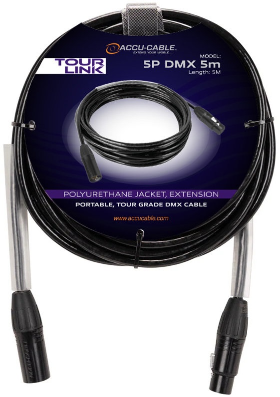 Levně Accu cable Tour Link 5P DMX 5m