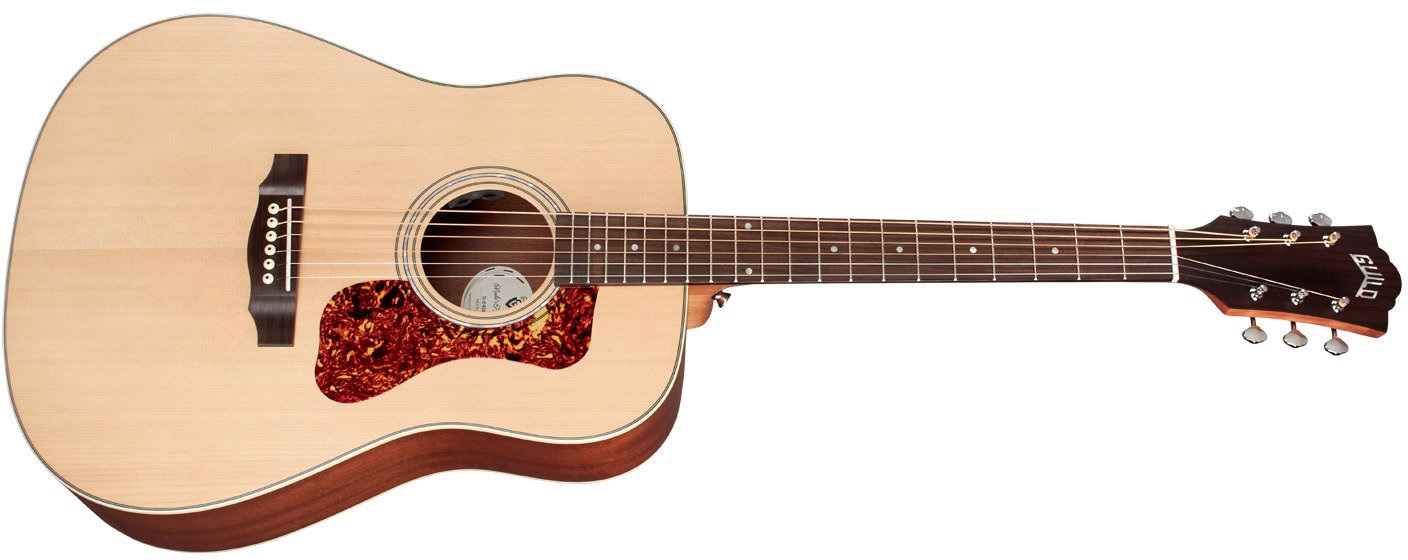 Elektroakustická kytara Guild D-240E Archback NAT v přirozeném světle