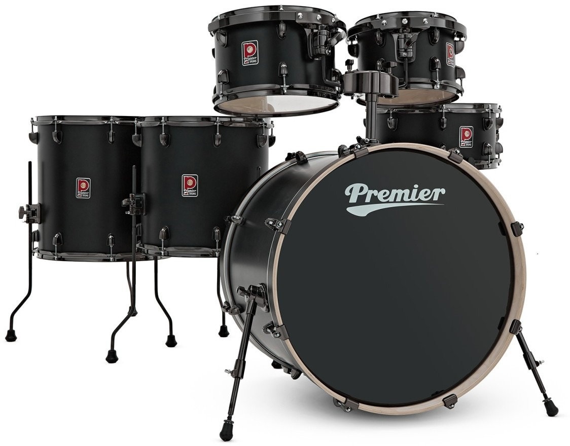 Levně Premier Artist 22" 6pc Classic Rock Shell Pack Matte Black