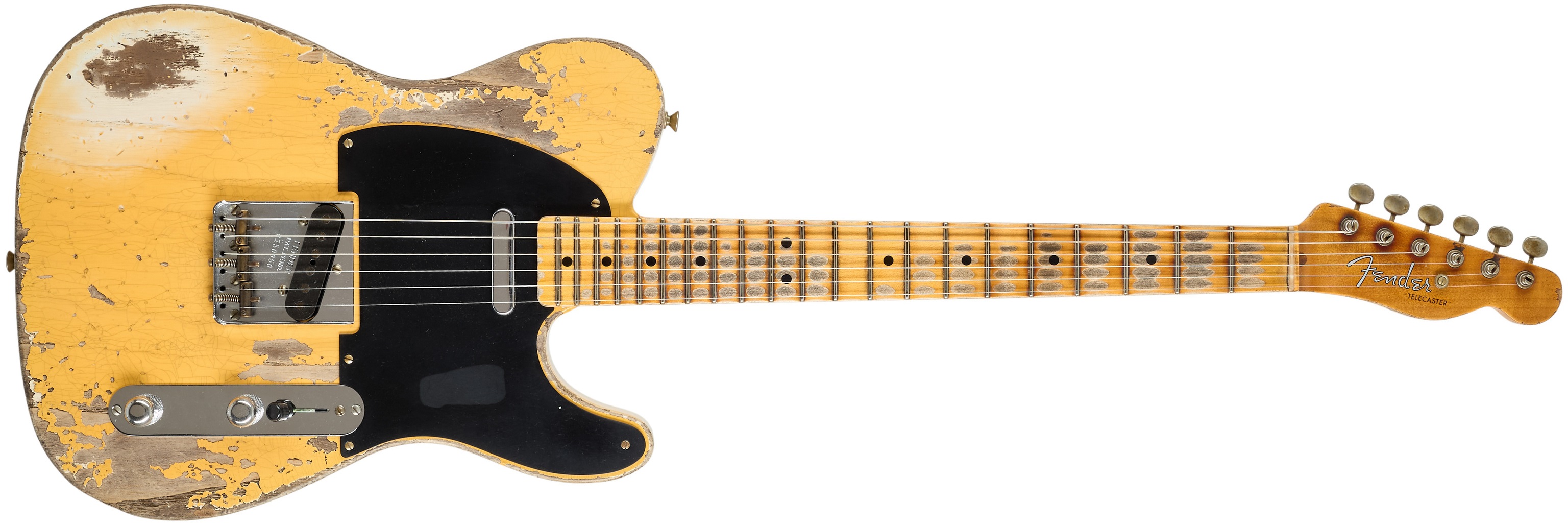 Fender Custom Shop 52 Telecaster Super Heavy Relic Aged Nocaster Blond