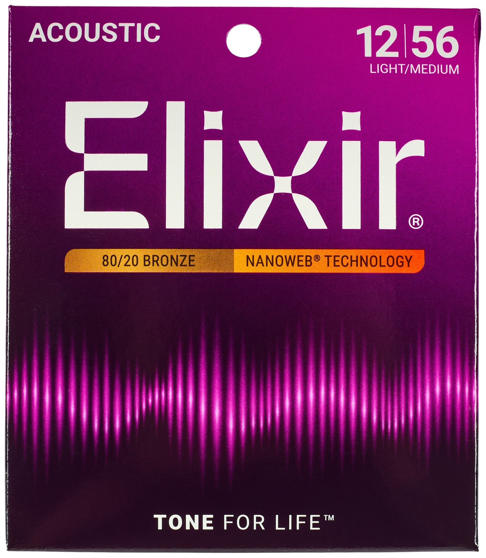 Levně Elixir Nanoweb 80/20 Bronze Light-Medium
