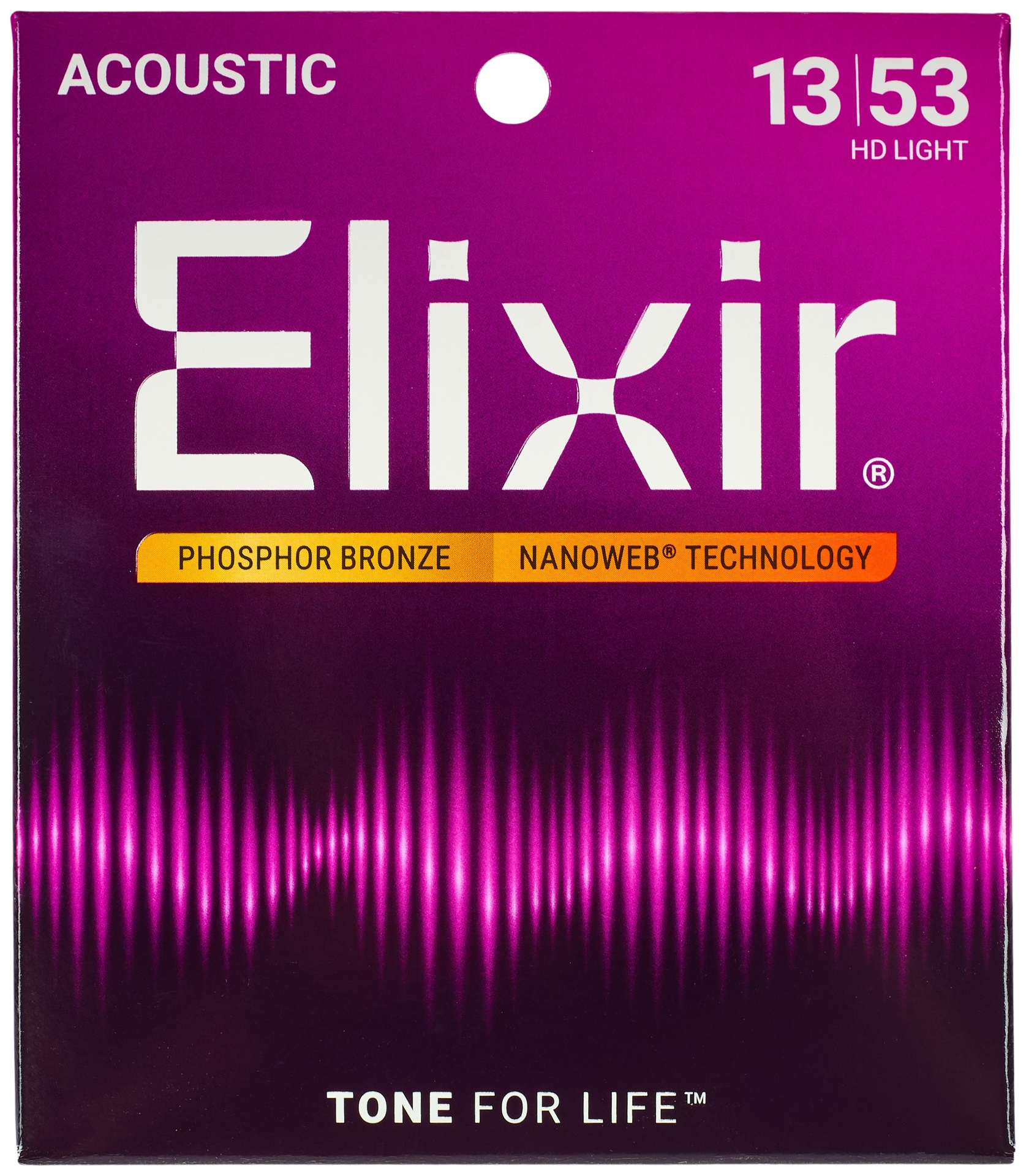 Elixir Nanoweb Phosphor Bronze HD Light
