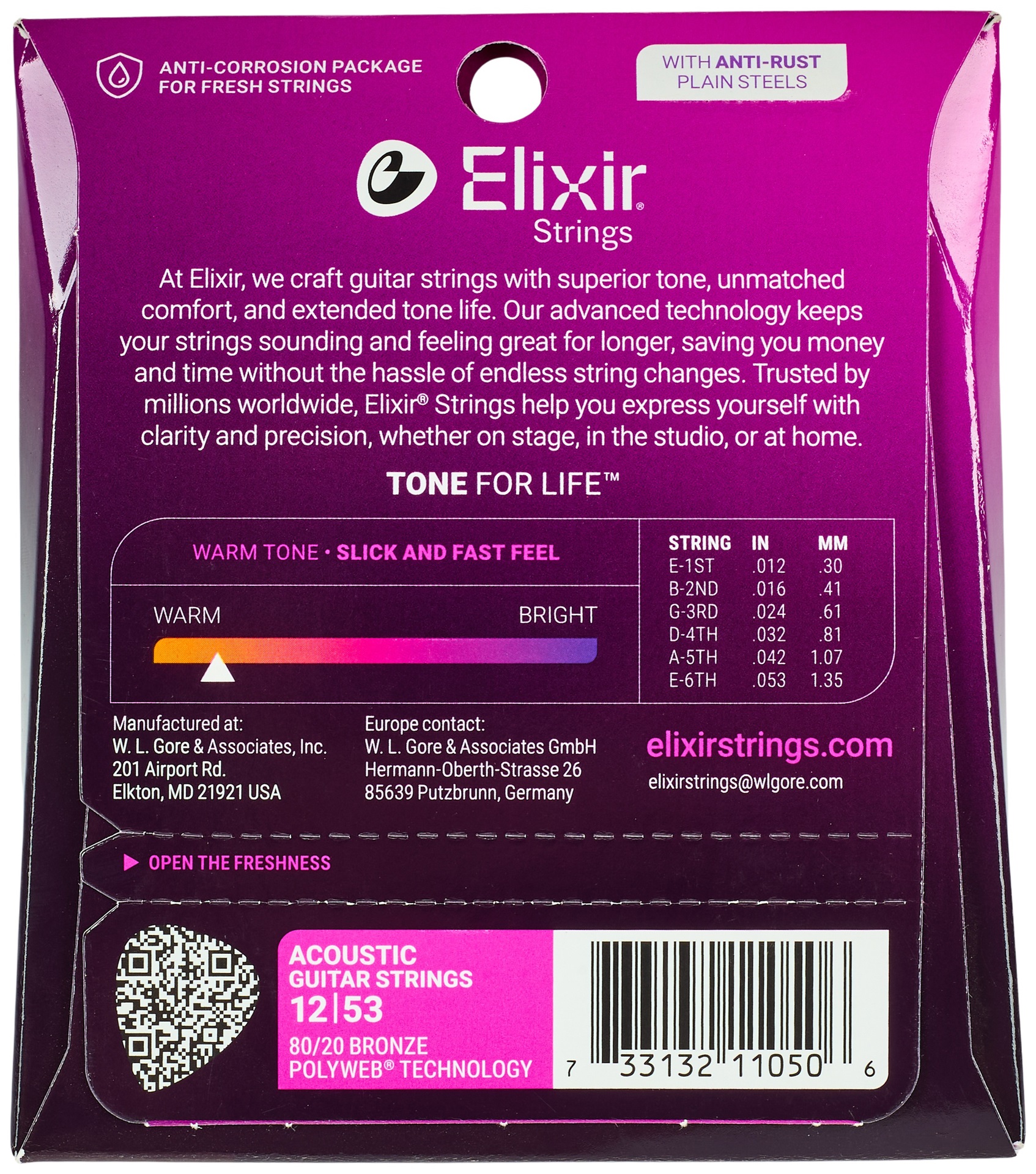 Elixir Polyweb 80/20 Bronze Light (obrázek 2)