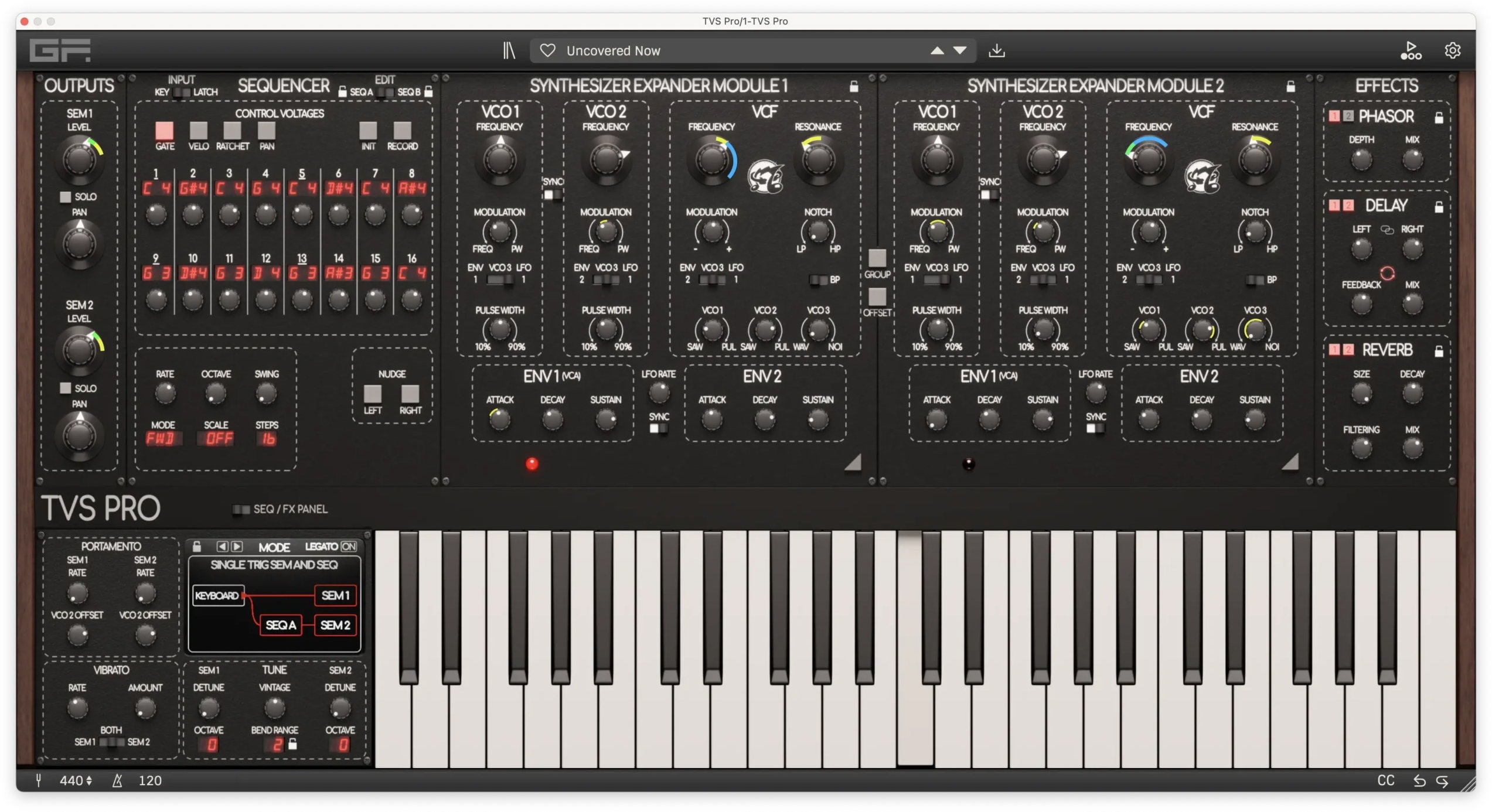 GFORCE Oberheim TVS Pro