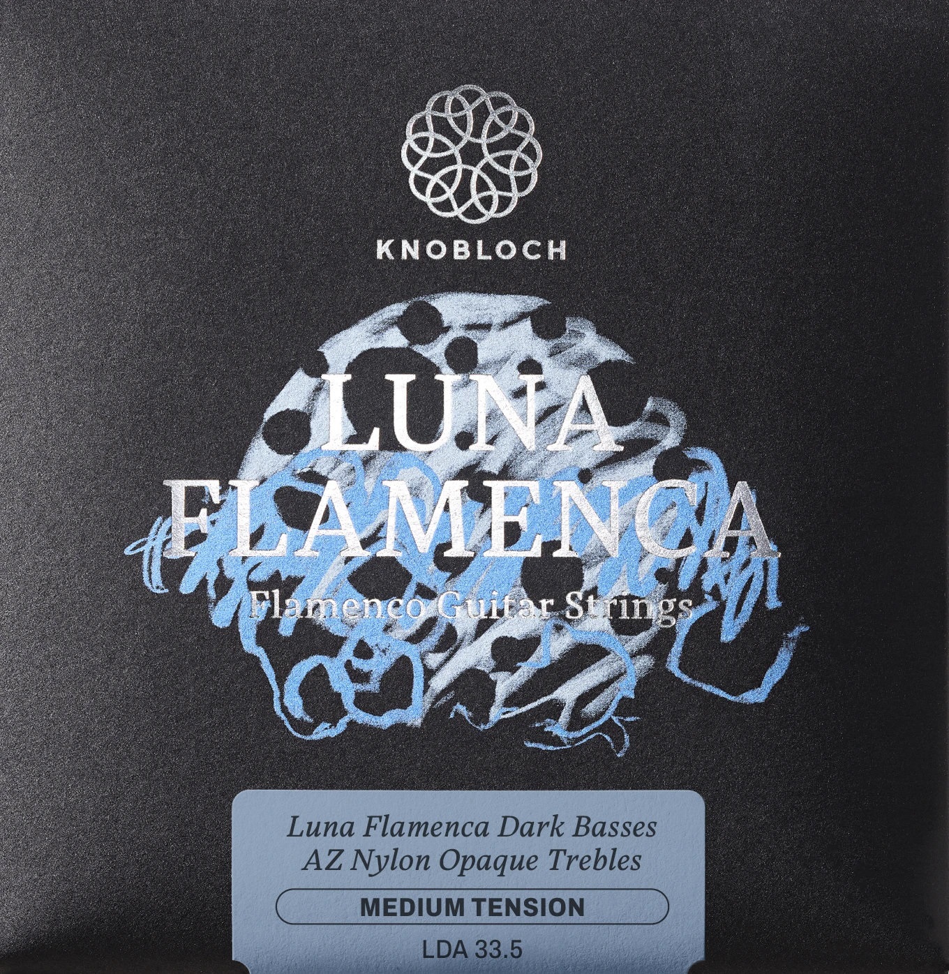 Knobloch LUNA FLAMENCA Double Silver AZ Nylon Medium Tension 33.5