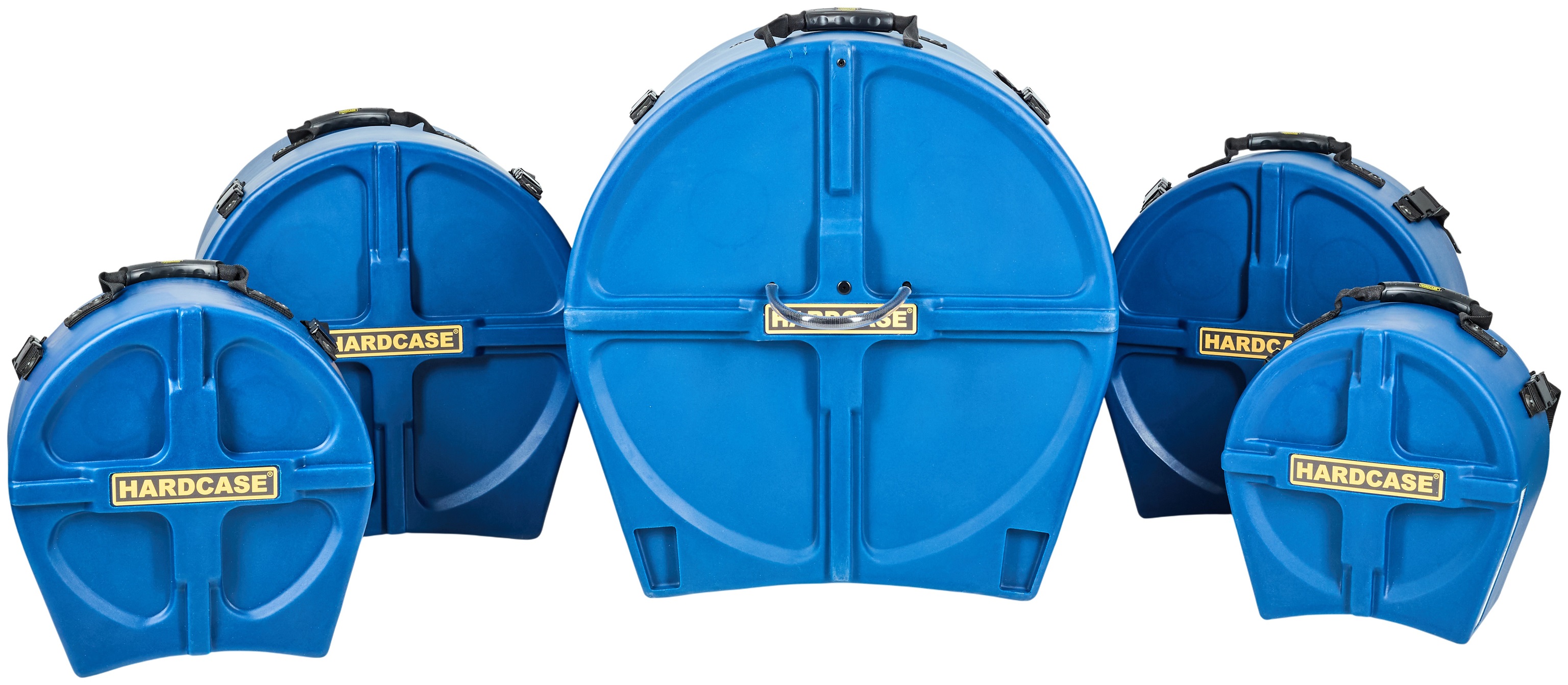 Hardcase Fusion Drum Set Case Dark Blue