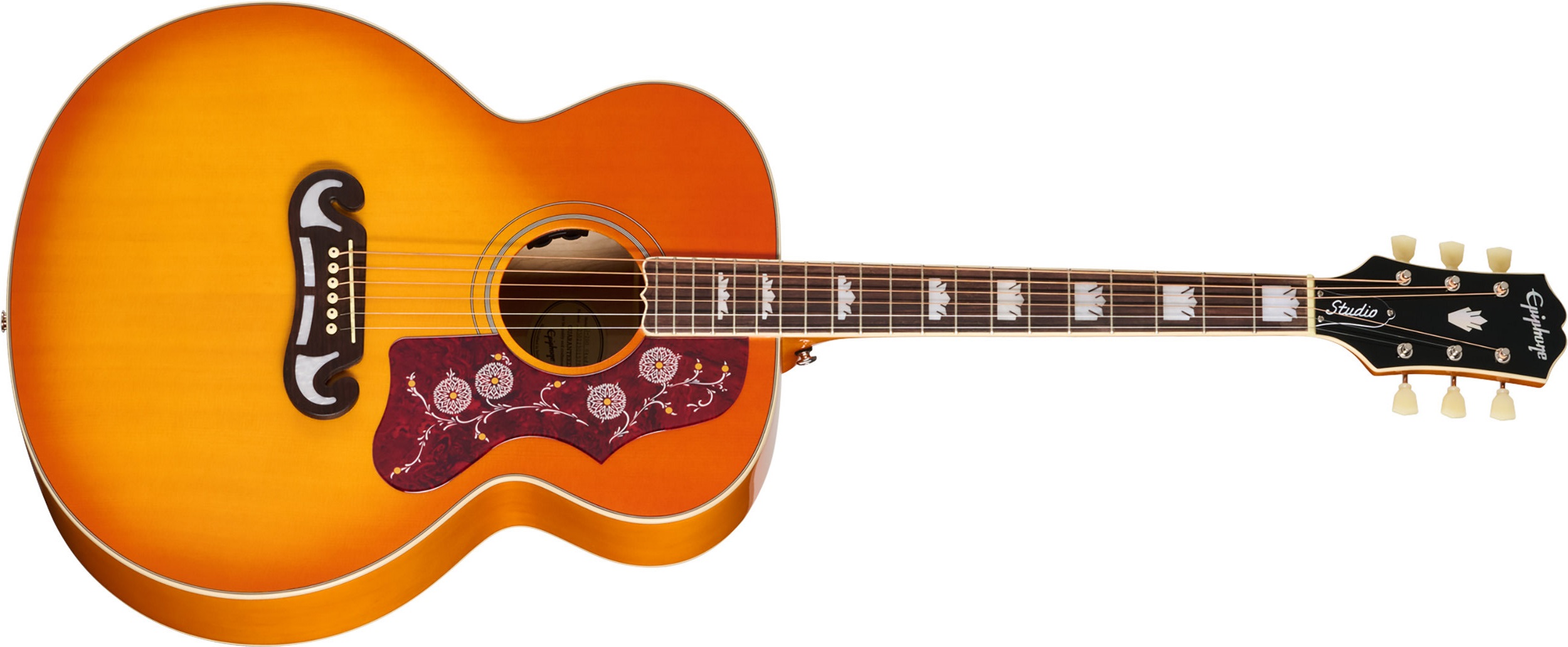 Epiphone J-200 Studio Heritage Cherry Sunburst
