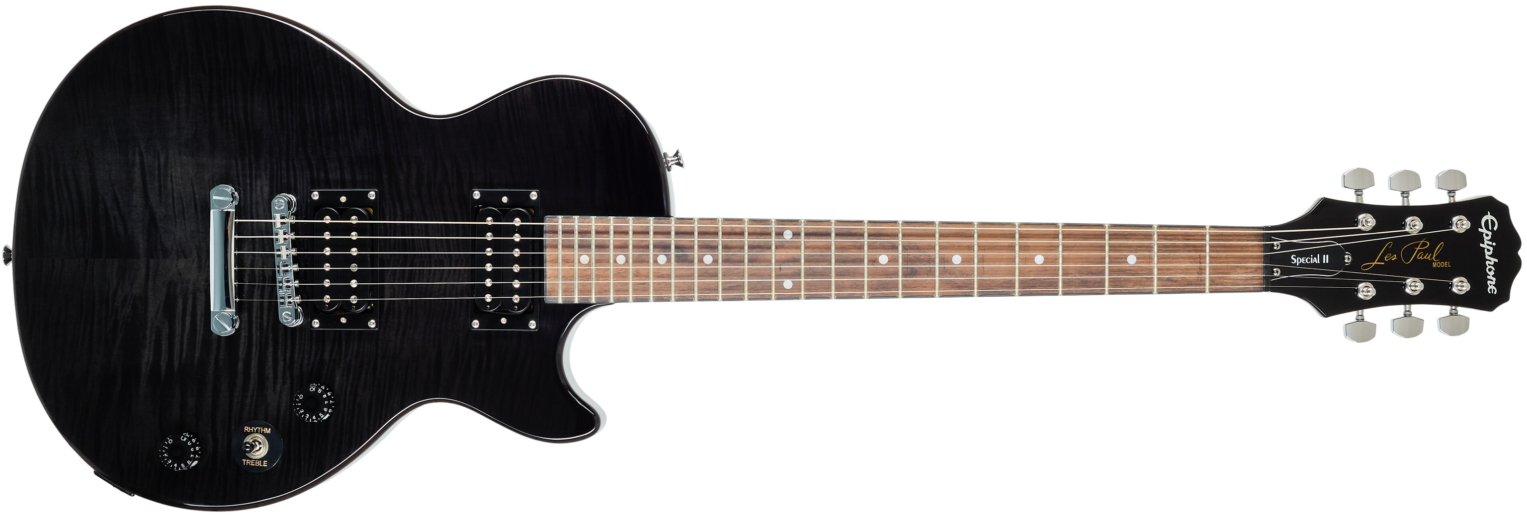 Epiphone Les Paul Special II PlusTop Transparent Black