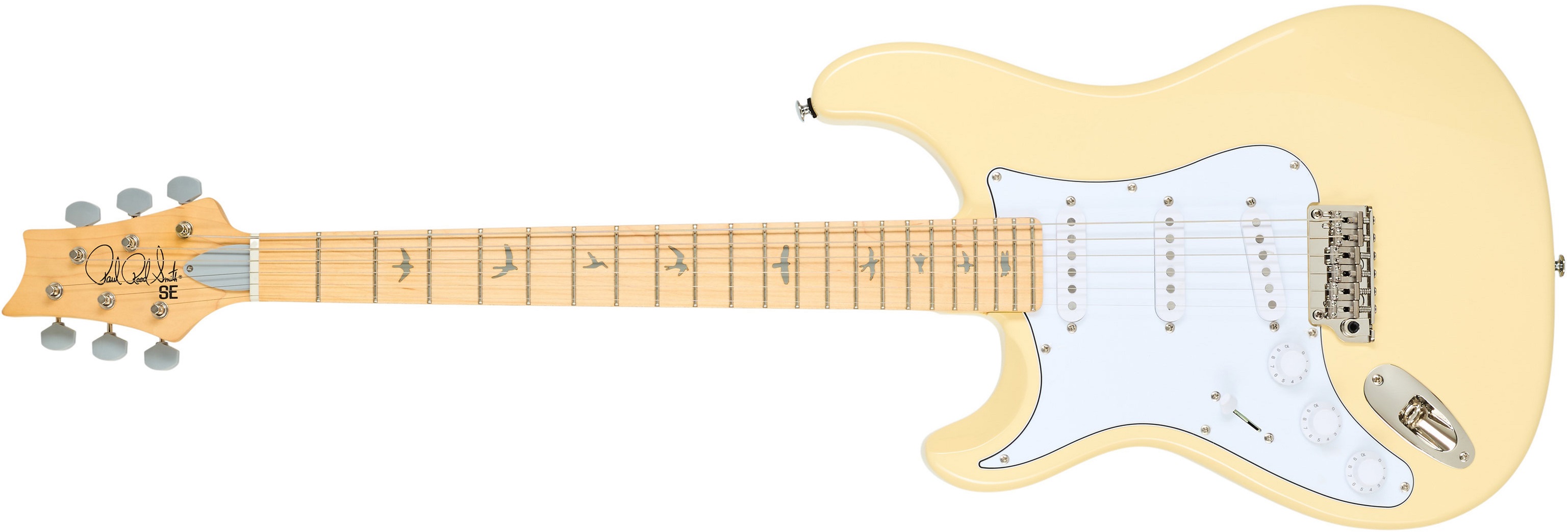 PRS SE Silver Sky LH MN Moon White 2026