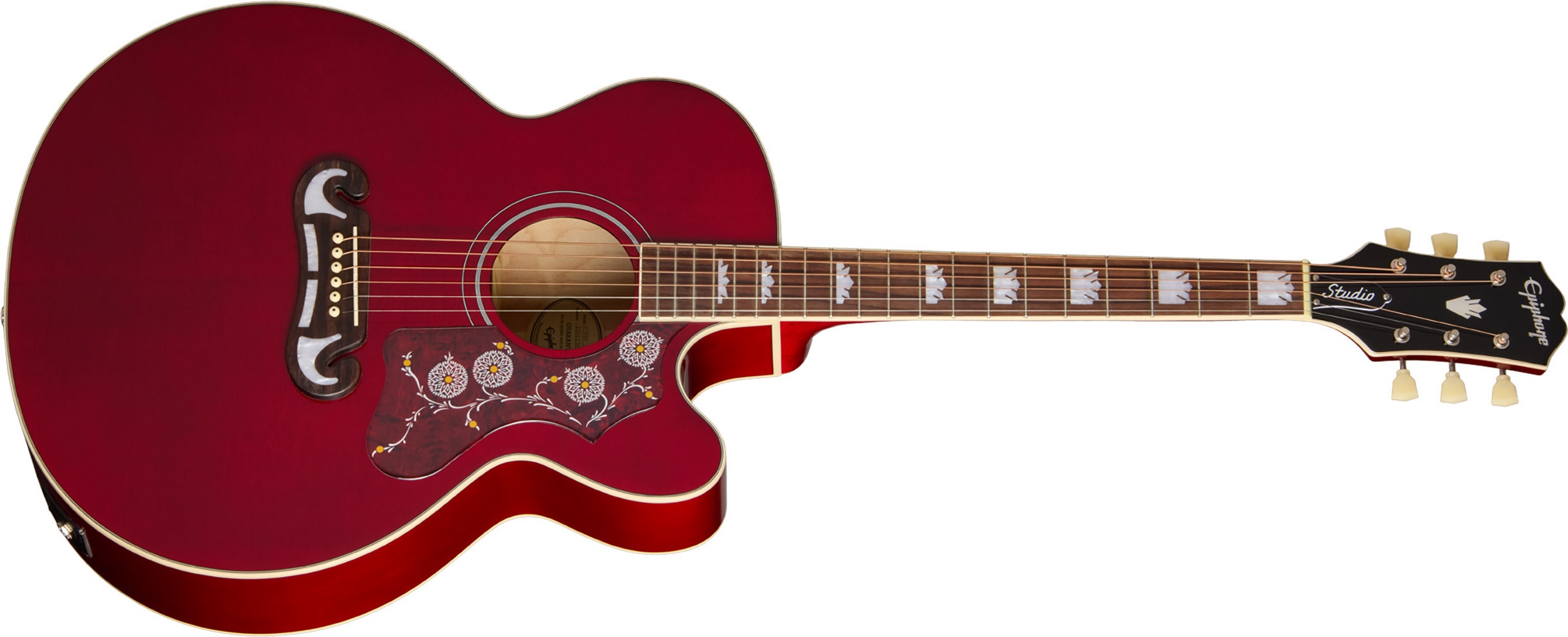 Epiphone J-200 Studio EC Wine Red