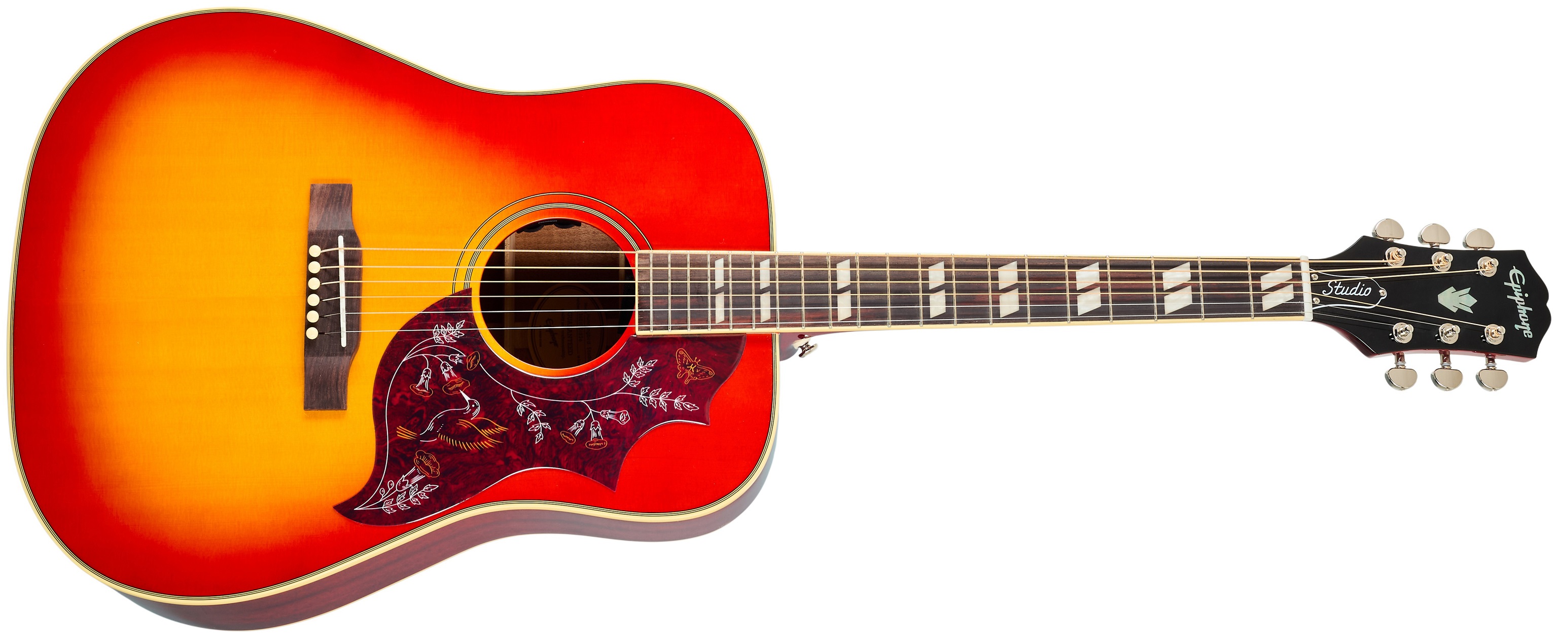 Epiphone Hummingbird Studio Faded Cherry Sunburst