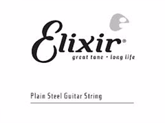 Elixir Anti-Rust Plain Steel Single .015" - Saite - Stückware