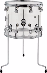 DW 14"x12" Design series floor tom Acrylic - Die Floor-Tomtom