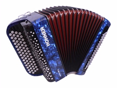 Hohner Nova II 80 A, dark blue, C-stepped - Chromatisches Akkordeon