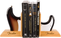Fender Strat Body Bookends Sunburst - Bücherstand
