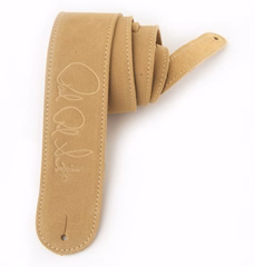 PRS Suede Strap Tan Signature - Gitarrengurt