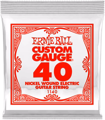 Ernie Ball 1142 Nickel Wound Single .040 - Saite für E-Gitarre