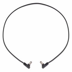 Rockboard Flat Power Cable Black 60 cm / 2362 angled/angled - Versorgungskabel