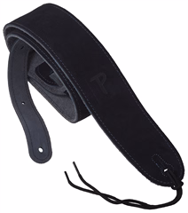 Perri's Leathers 206 Soft Suede Deep Blue - Gitarrengurt