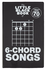 MS The Little Black Book Of 6-Chord Songs - Songbuch