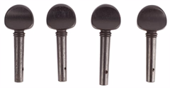 Dowina Violin Pegs Ebony Set 4/4 - Violin Stimmwirbel