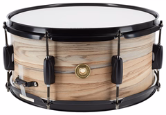 Tama 14" x 6,5" Woodworks Natural Zebrawood Wrap Snare Drum - Snare-Trommel