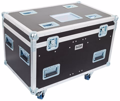 Razzor Cases Case for 4x VIZI WASH with compartment for accessories - Flight Case für Beleuchtung