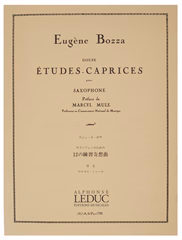 MS 12 Etudes-Caprices For Saxophone - Saxophon-Schule für Anfänger