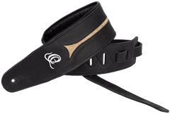 Ortega OSBS-2 Bass Leather Strap - Vintage Ash - Gitarrengurt
