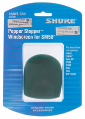 Shure A58WS-GRN - Mikrofon Windschutzabdeckung