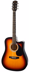 Fender Squier SA-105CE SB - Elektroakustische Gitarre