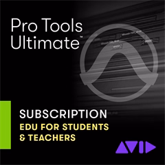 AVID Pro Tools Ultimate Annual New Subscription for Students & Teachers