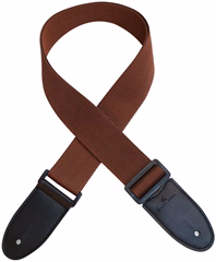 Soundsation Poly Guitar Strap Brown - Gitarrengurt