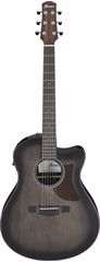 Ibanez AAM70CE Transparent Charcoal Burst
