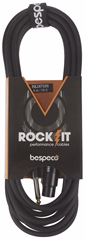 Bespeco ROCKIT Microphone Cable Jack - XLR F 5 m - Mikrofonkabel
