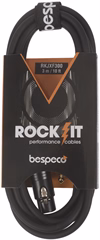 Bespeco ROCKIT Microphone Cable Jack - XLR F 3 m - Mikrofonkabel