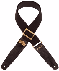Magrabò Stripe SC Cotton Black / Black 5 cm - Gitarrengurt