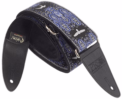 PRS 2" Guitar Strap, Custom Jacquard Birds Fleur, Violet - Gitarrengurt
