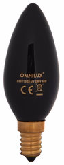 Omnilux UV 230V/40W E14 C35  (ausgepackt) - UV-Lichtquelle